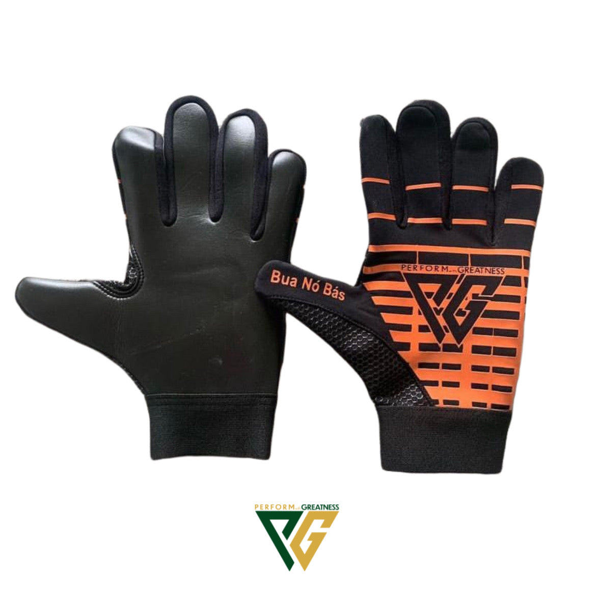 Adult PWG Strapless Orange Gloves