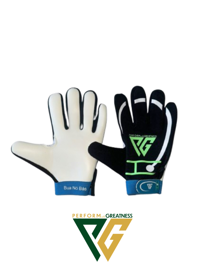 Adult PWG Strapped Black/Green with Blue Wrist